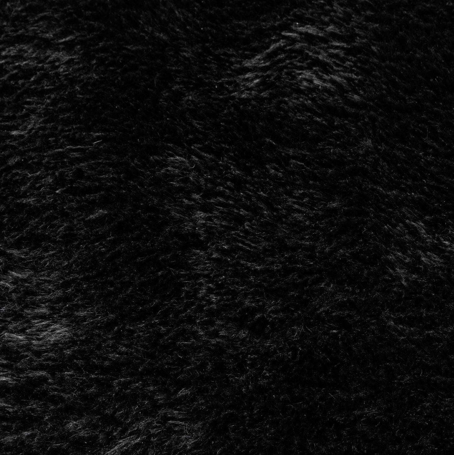 Lyla Machine Washable Shaggy Black Rug