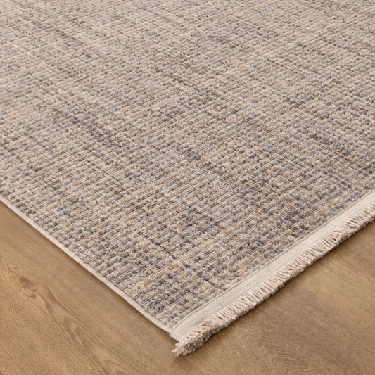 Cherie Distressed Lines Beige Grey Rug - CH05