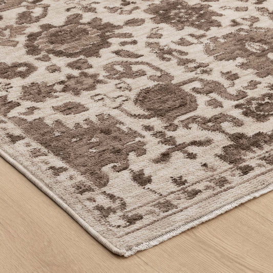 Horizon Ivory Brown Traditional Rug H107