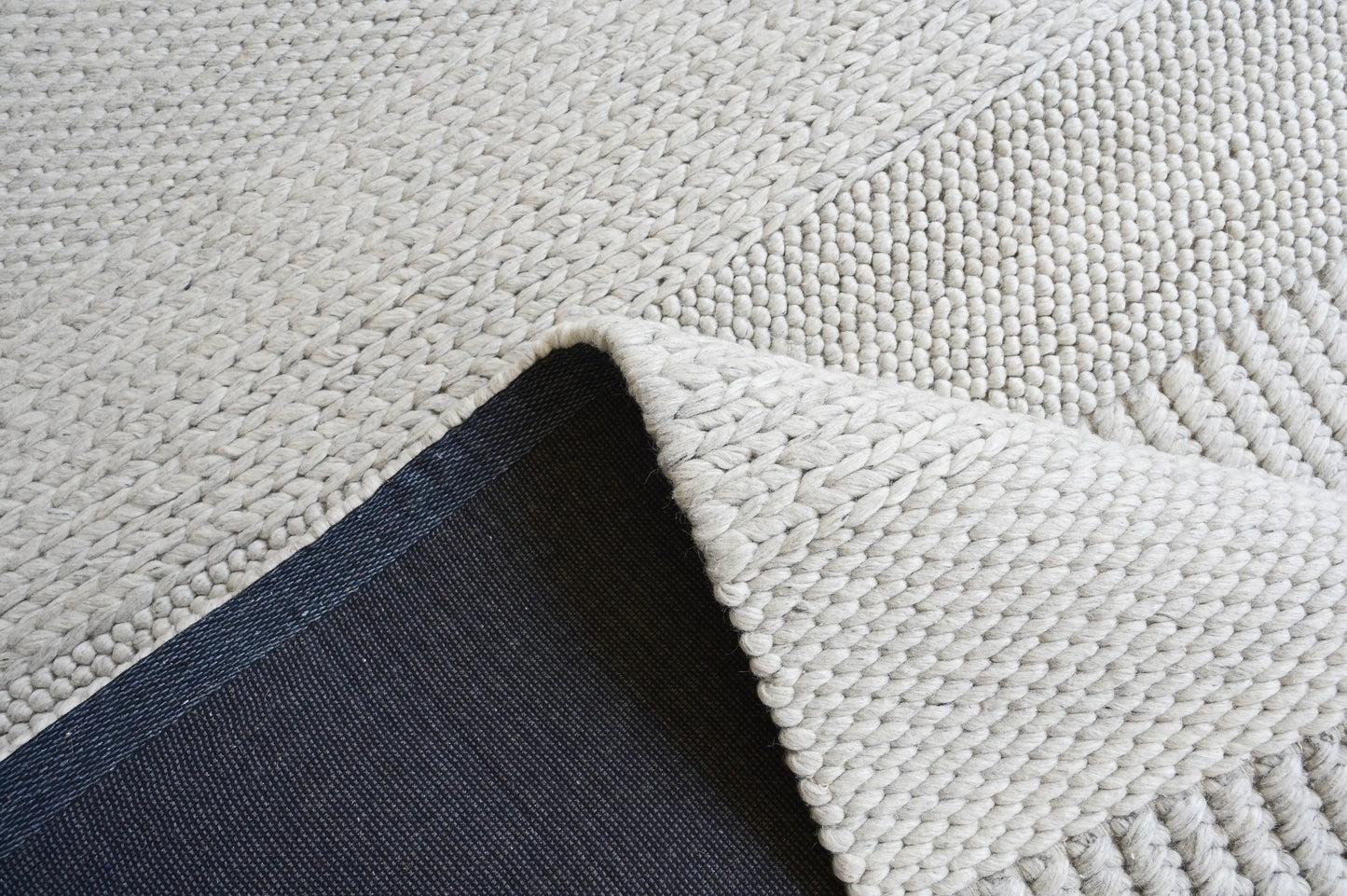 Eco Wool Milgate Grey Wool Rug