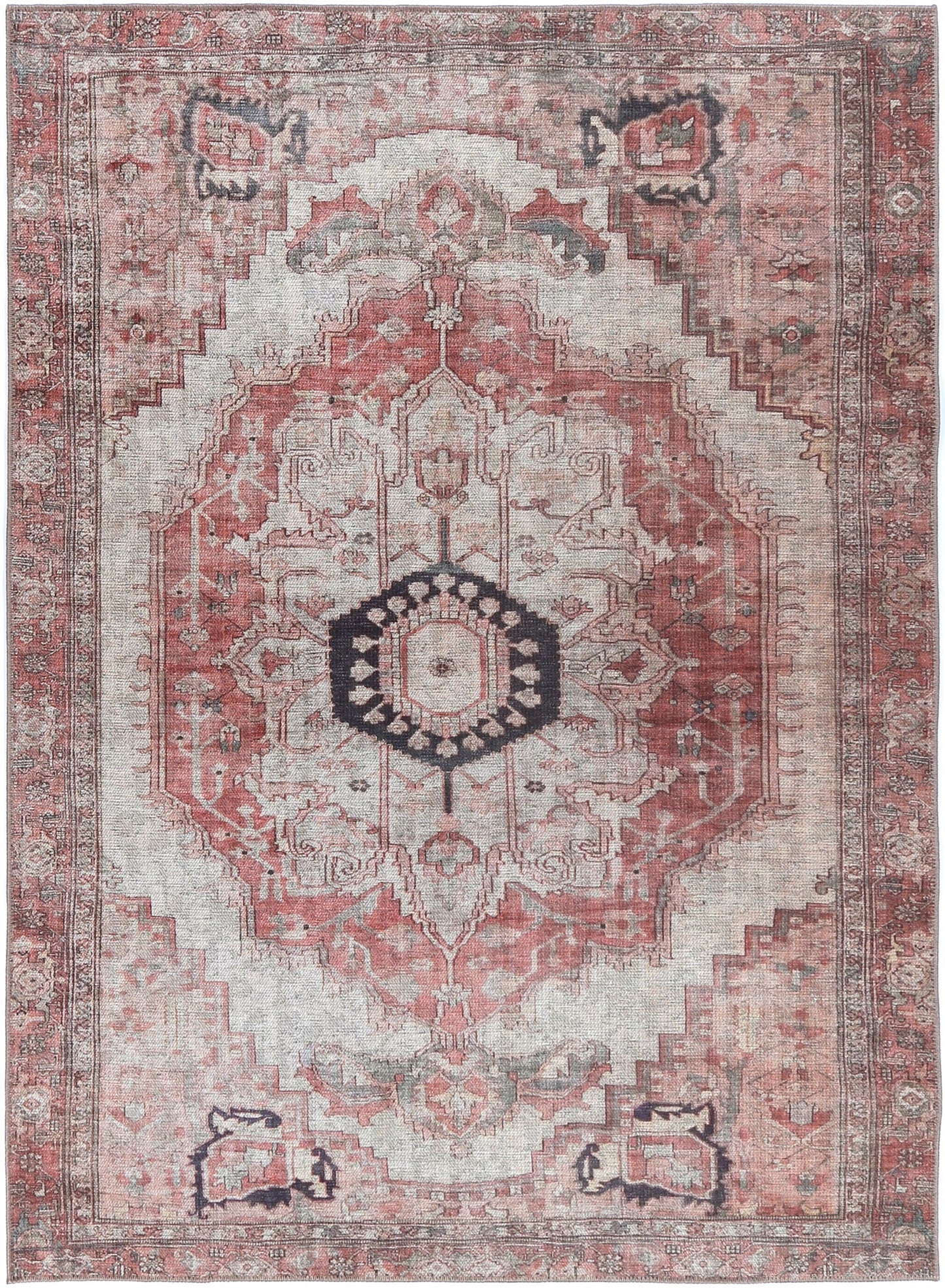 Carmine Vintage Rust Rug - VITAL 0159-00