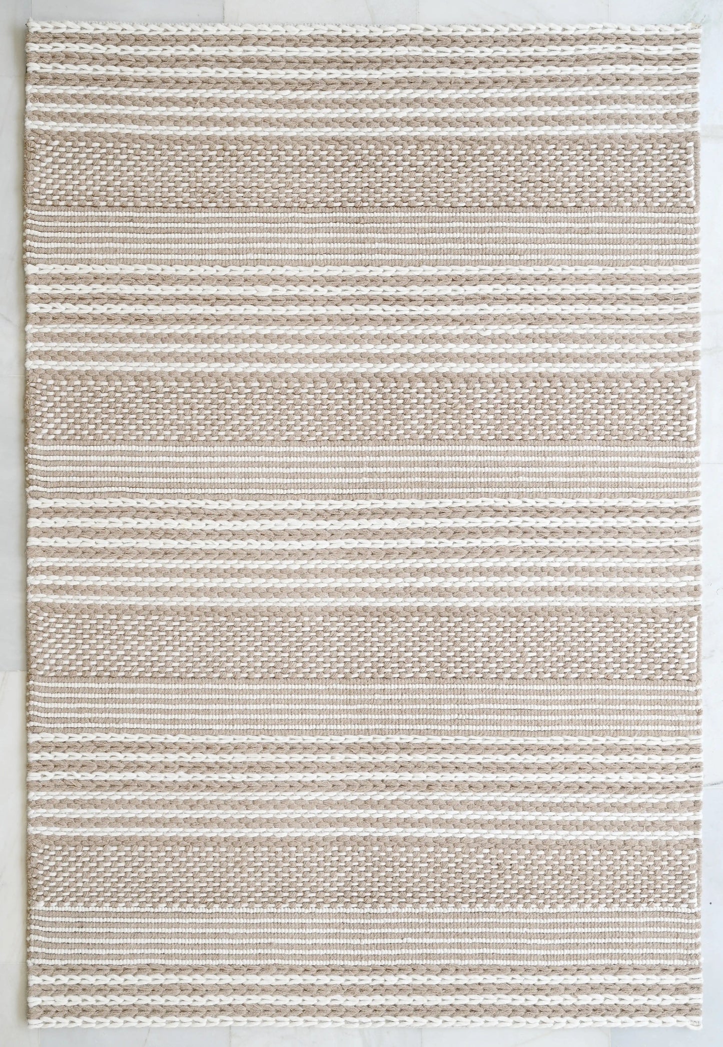 Eco Wool Alp Camel Rug