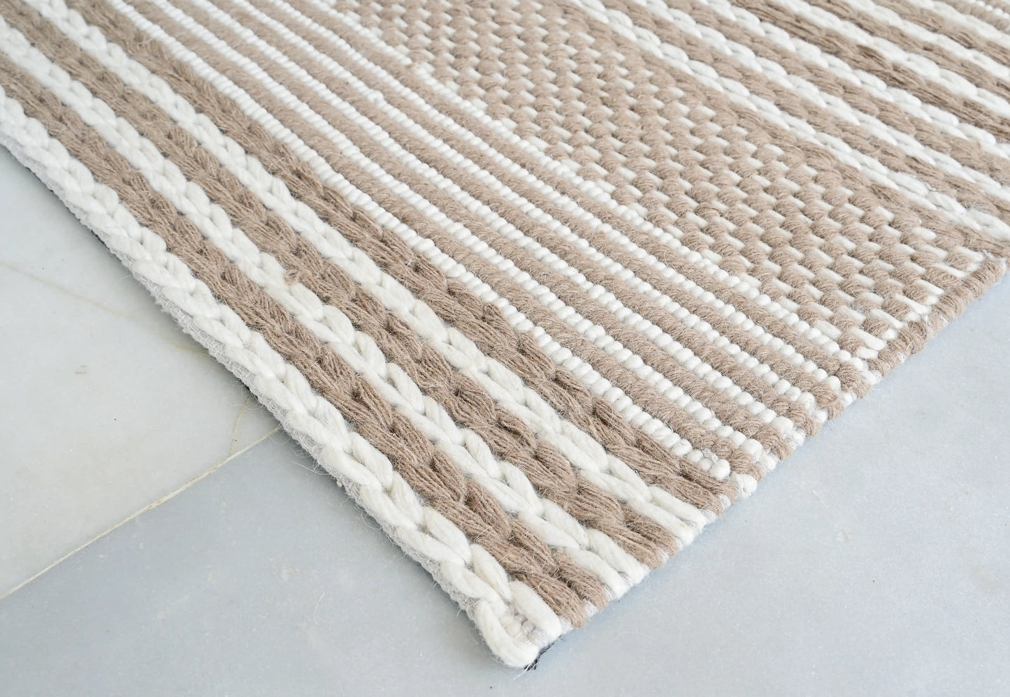 Eco Wool Alp Camel Rug