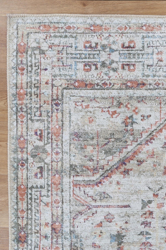 Babylon Nippur Multi Washable Rug - VTL0027-01