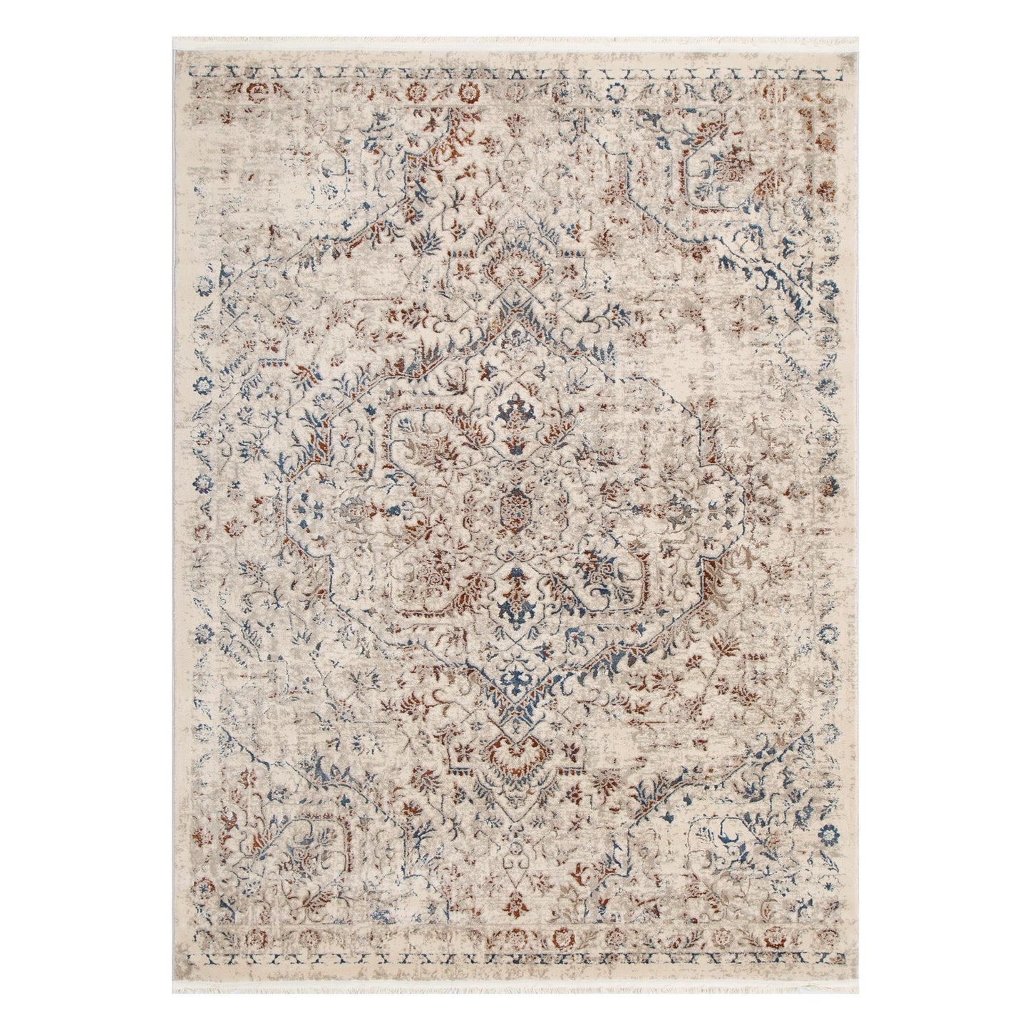 Bohemian Paradise Vintage Beige Multi Rug - 07BMUL