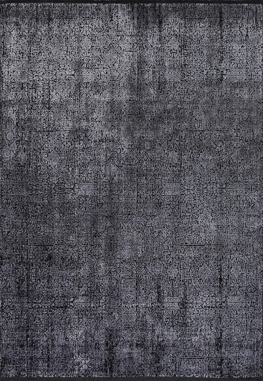 Brooklyn Distressed Oriental Silver Rug