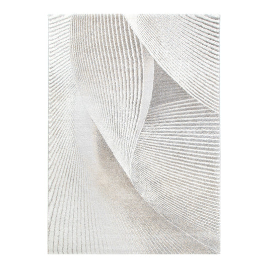 Dorado Abstract Contour Grey Beige Rug