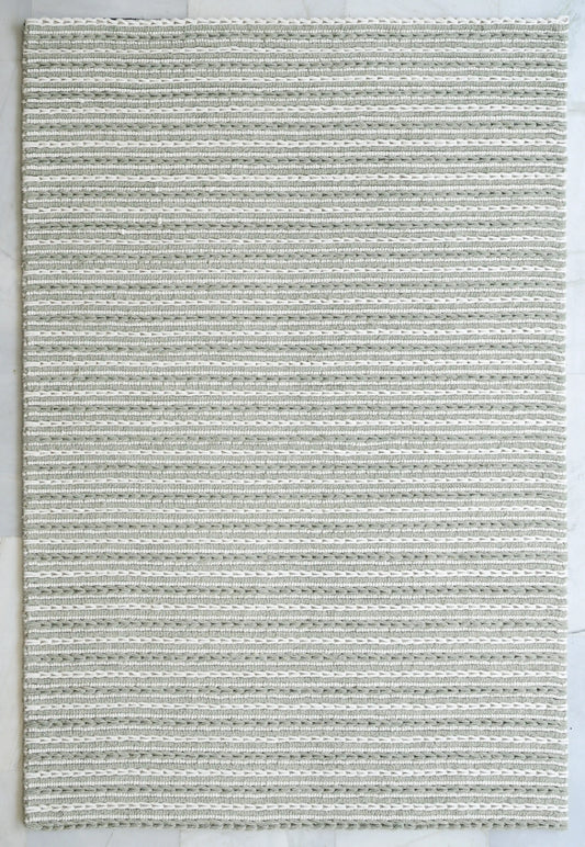 Eco Wool Deniz Green Wool Rug