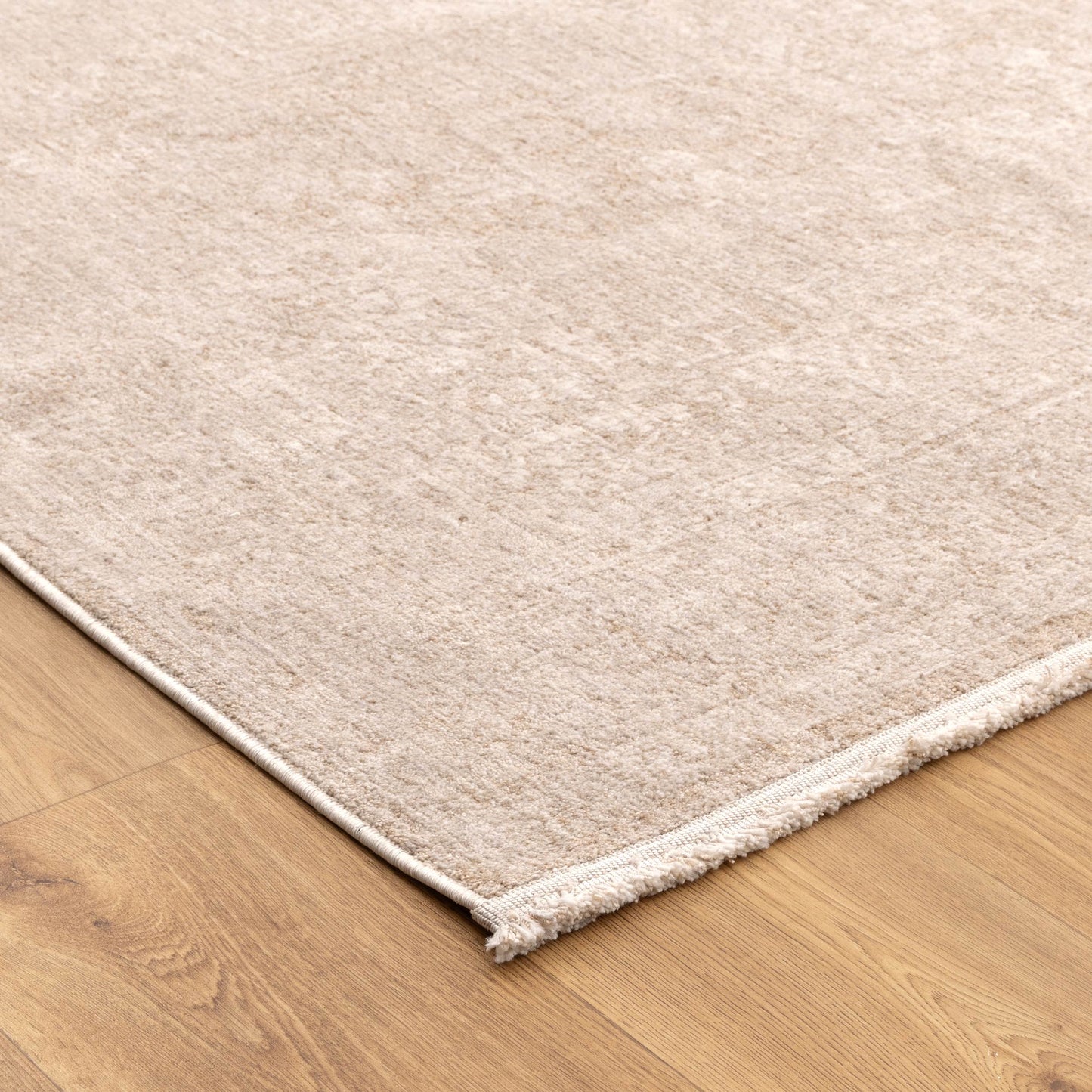 Heritage Distressed Medallion Beige Rug - H102- (Different Tassel)
