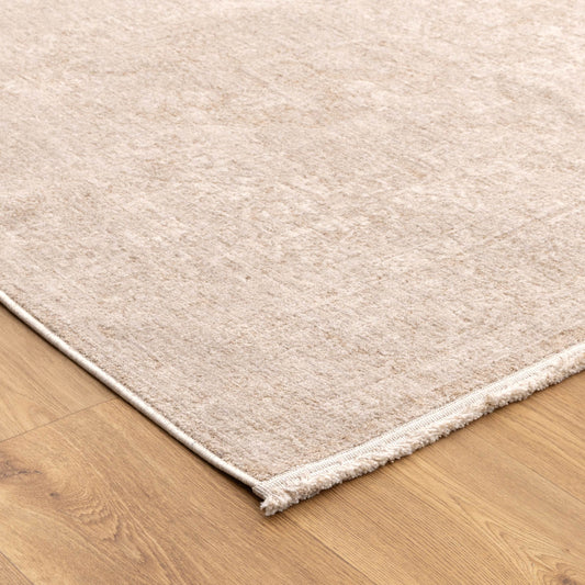 Heritage Distressed Medallion Beige Rug - H102- (Different Tassel)
