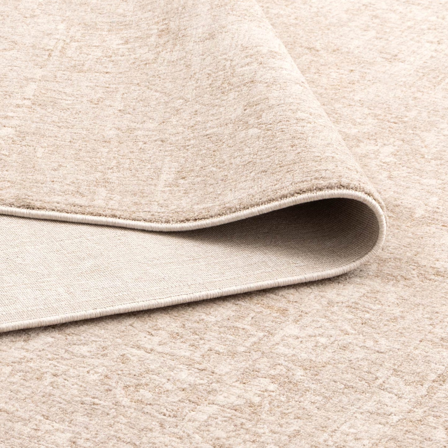 Heritage Distressed Medallion Beige Rug - H102- (Different Tassel)