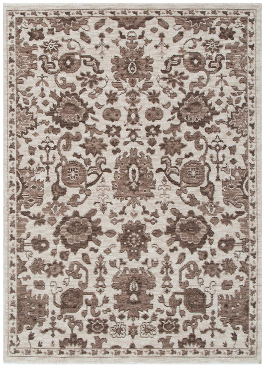 Horizon Ivory Brown Traditional Rug H107