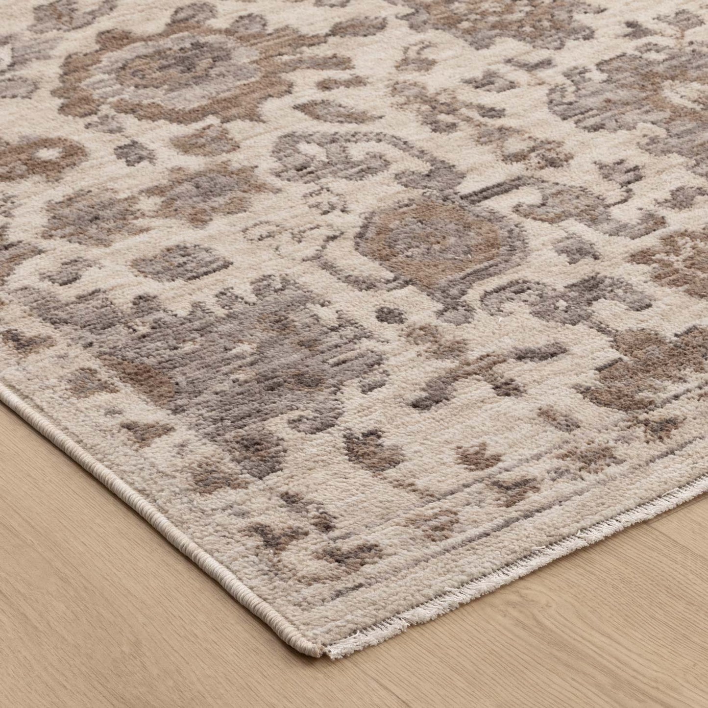 Horizon Grey Beige Traditional Rug H108