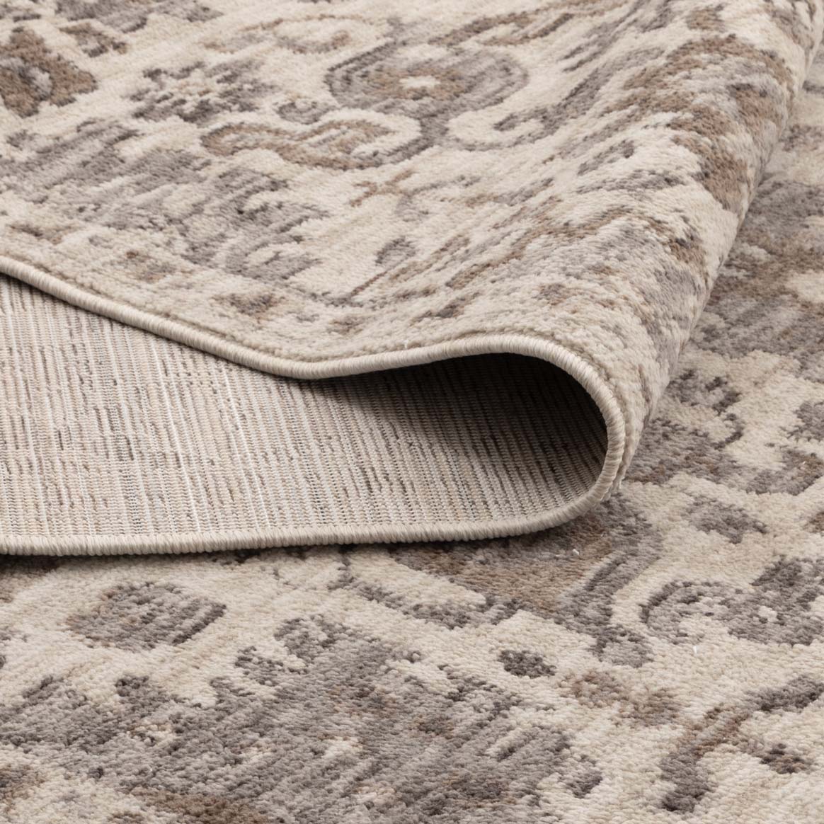 Horizon Grey Beige Traditional Rug H108