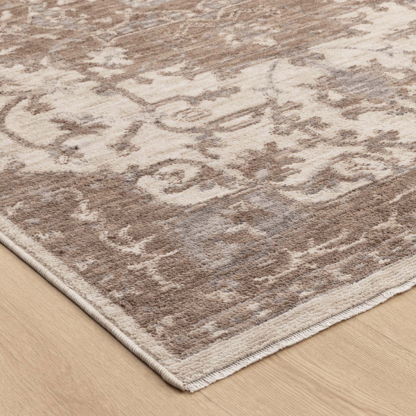 Horizon Ivory Beige Medallion Rug H114