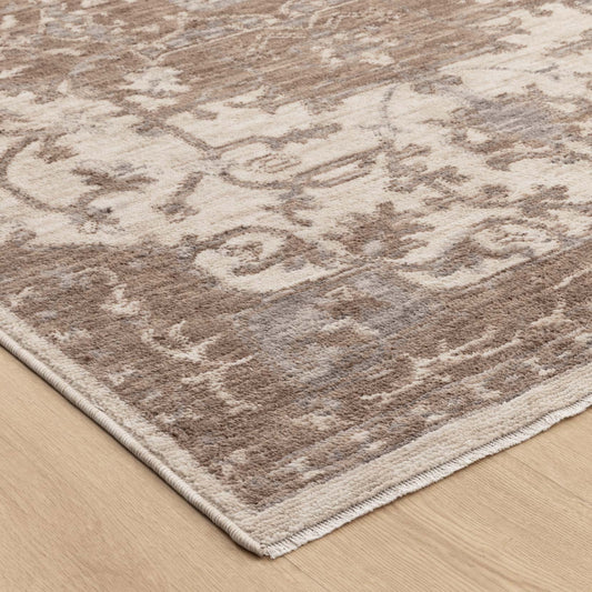 Horizon Ivory Beige Medallion Rug H114