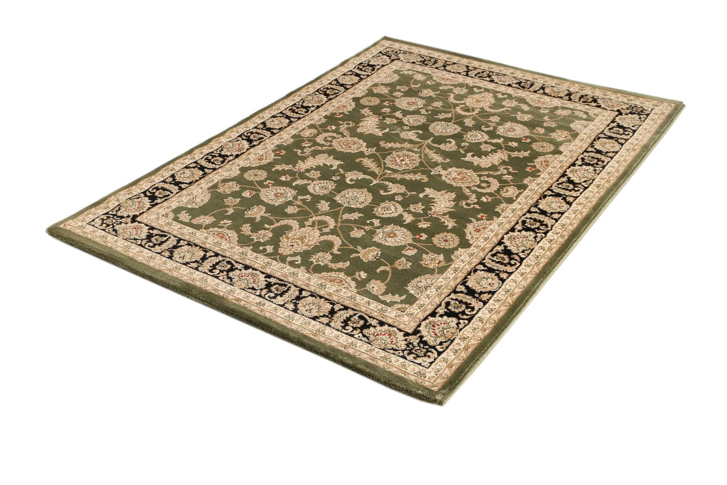 Neriman 500 Green Black Traditional Turkish Rug