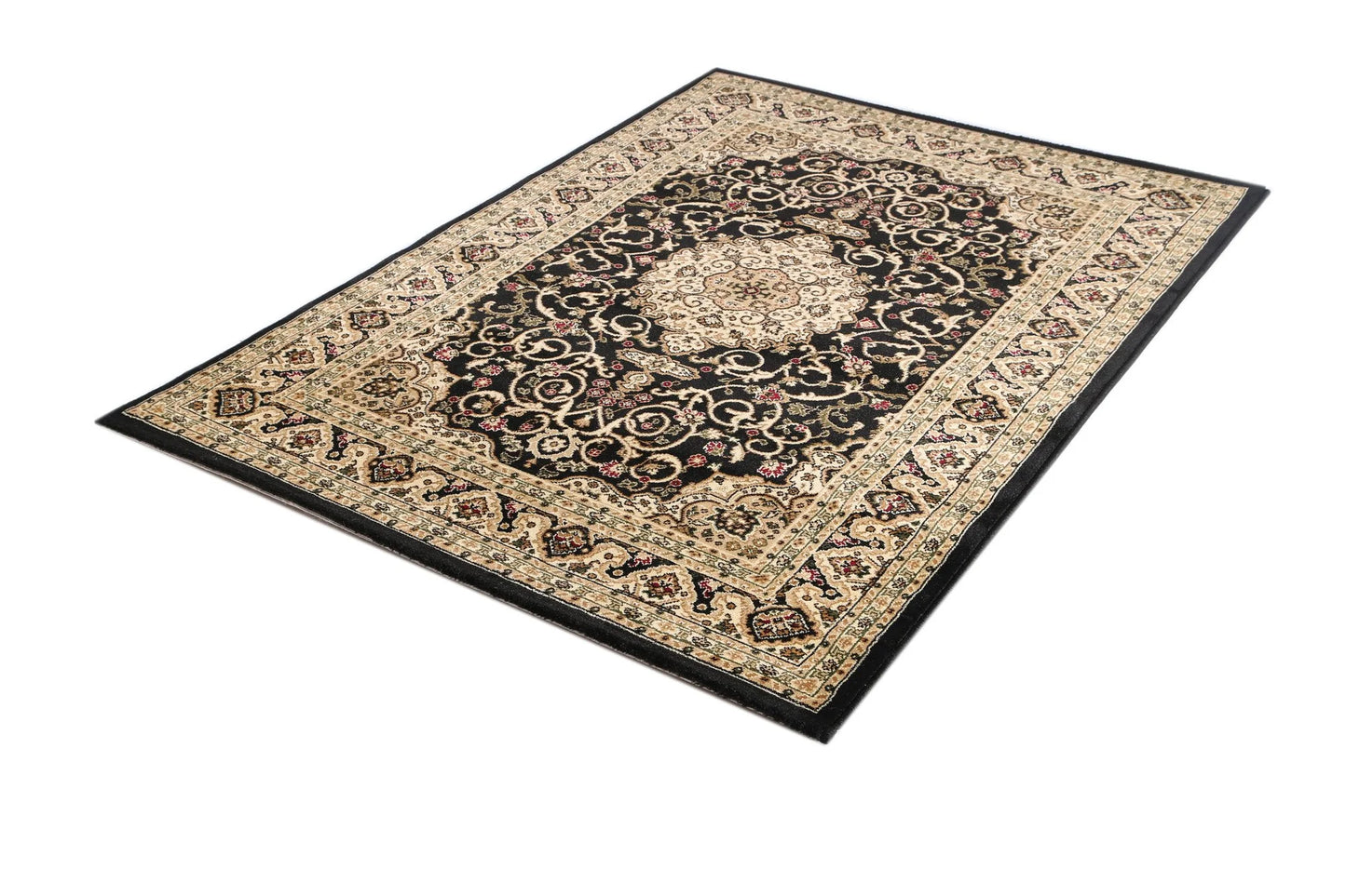Neriman 600 Black Traditional Turkish Rug