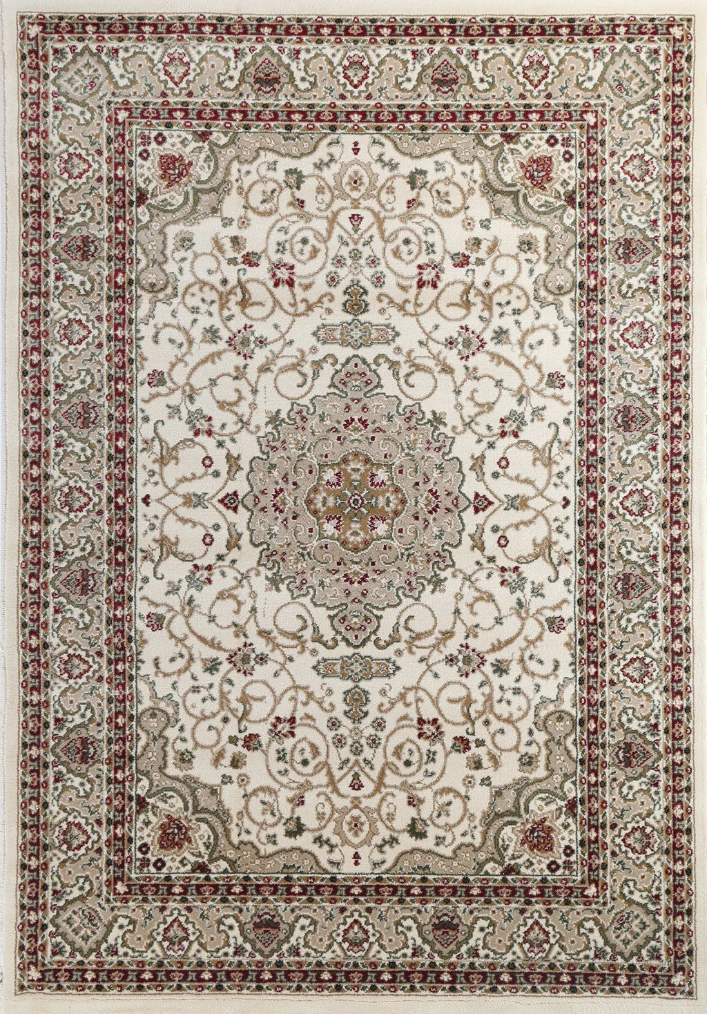 Neriman 600 Cream Traditional Turkish Rug
