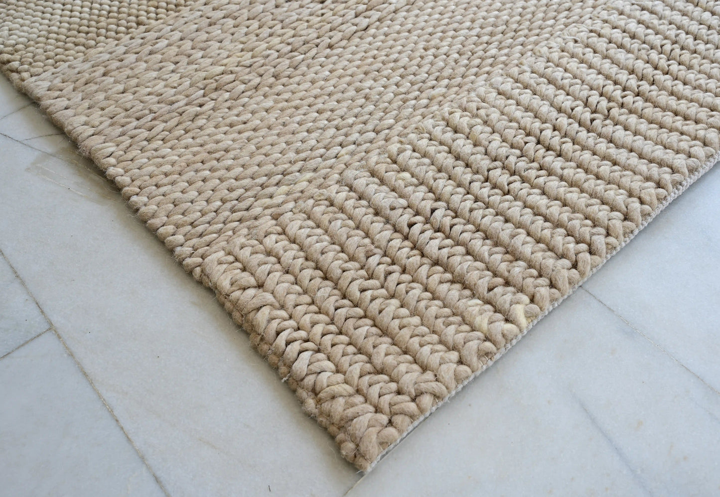 Eco Wool Milgate Camel Wool Rug