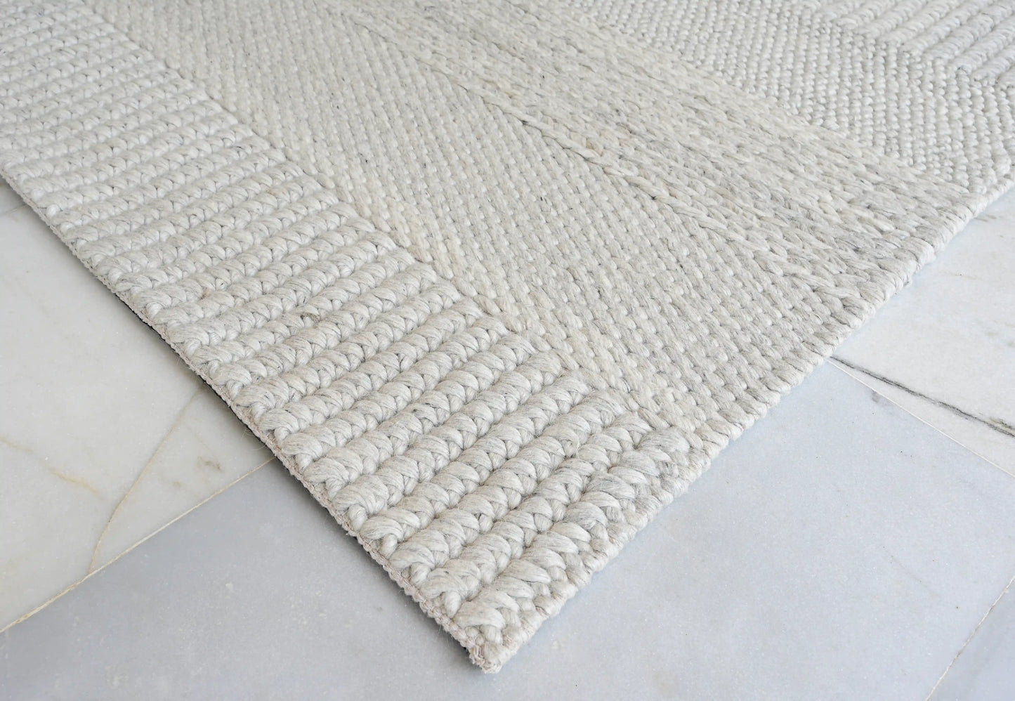 Eco Wool Milgate Grey Wool Rug