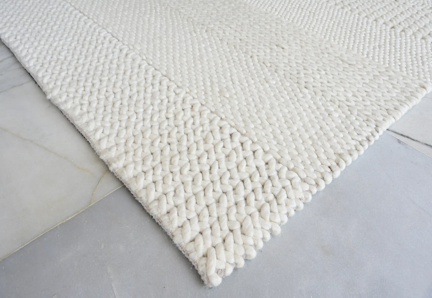 Eco Wool Milgate Ivory Wool Rug