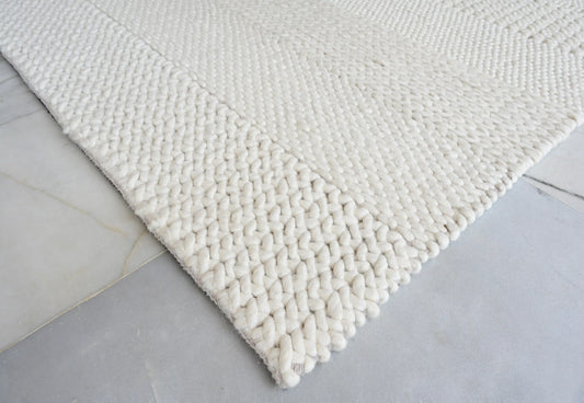Eco Wool Milgate Ivory Wool Rug