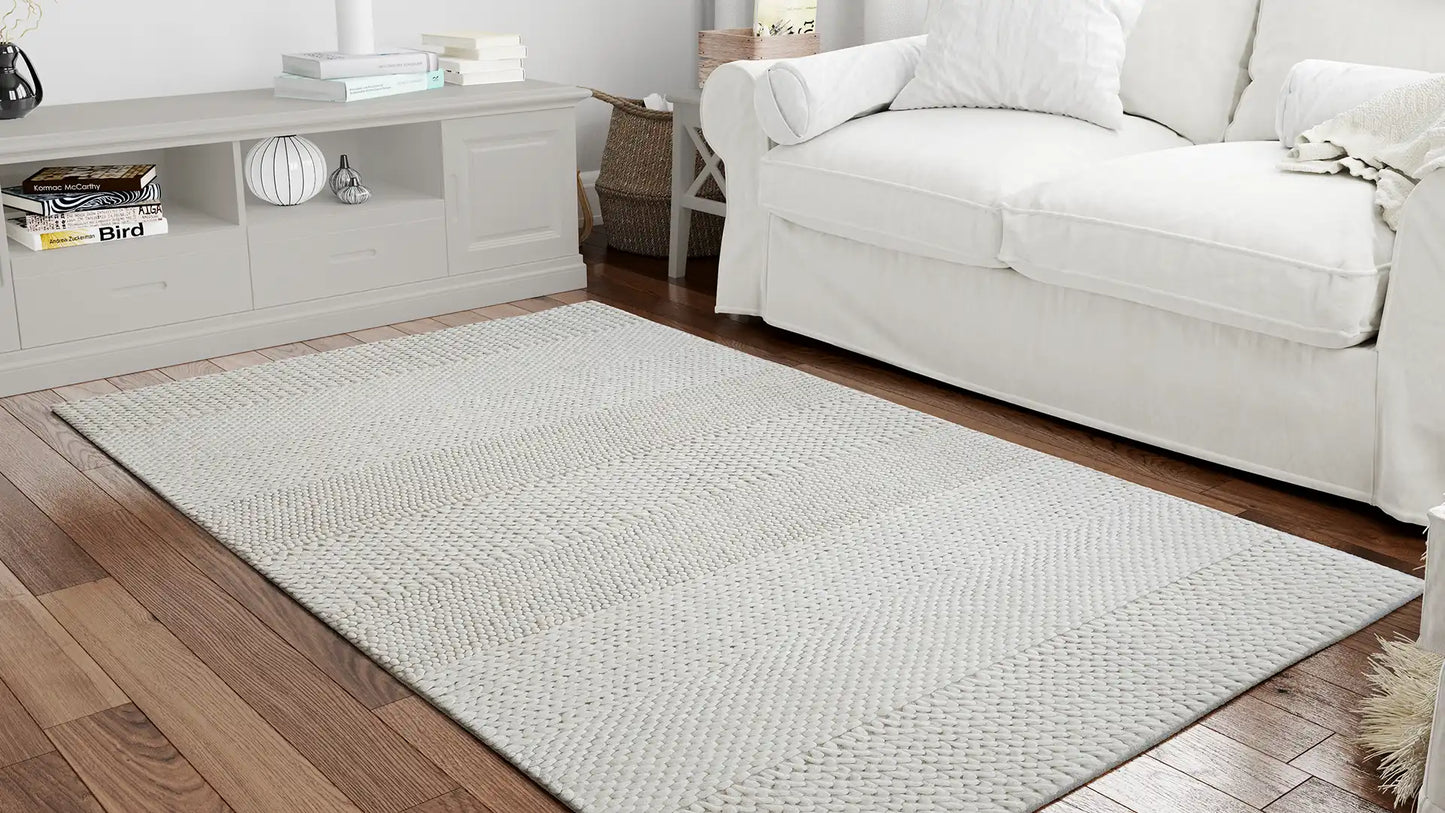 Eco Wool Milgate Ivory Wool Rug