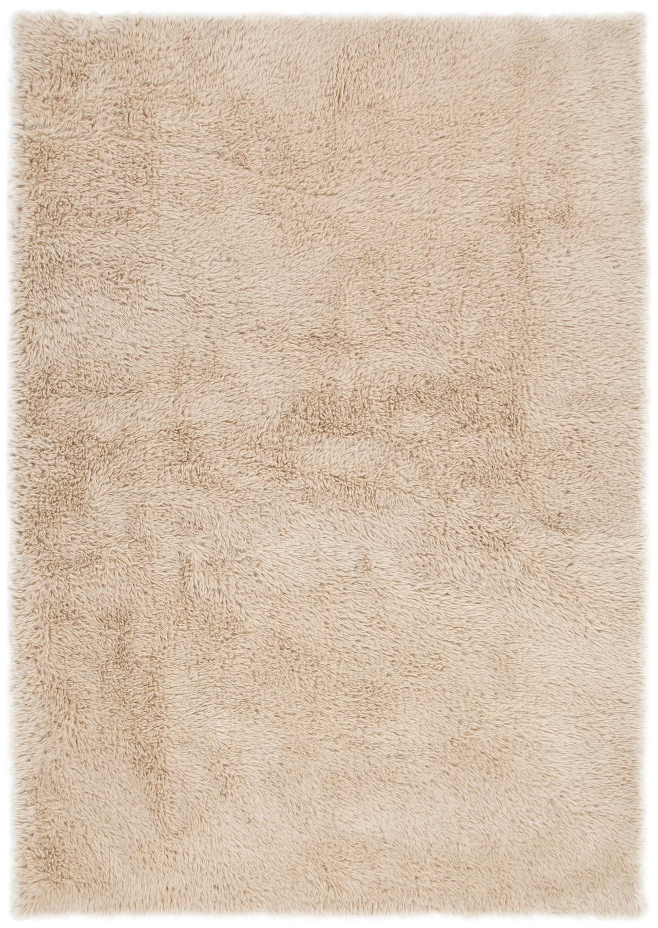 Lyla Machine Washable Shaggy Natural Rug