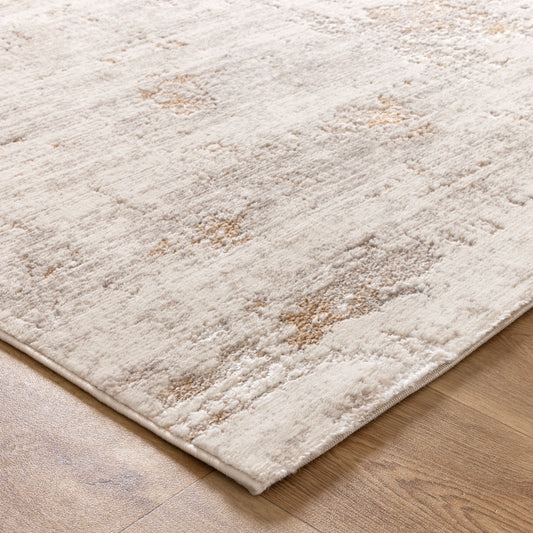 Pierre Cardin Ocean Abstract Beige Rug