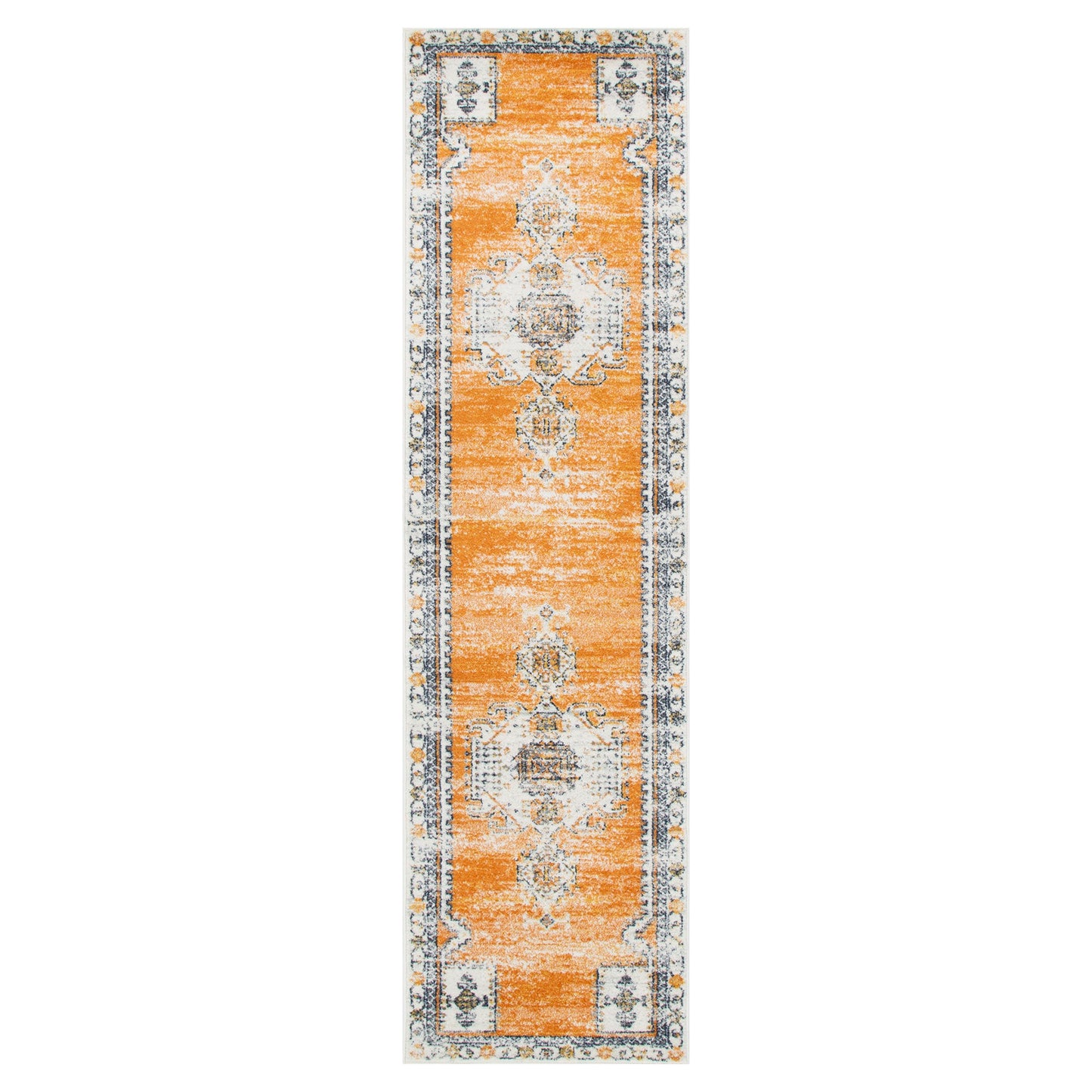 Provence Taza Terracotta Cream Transitional Rug - PROV07