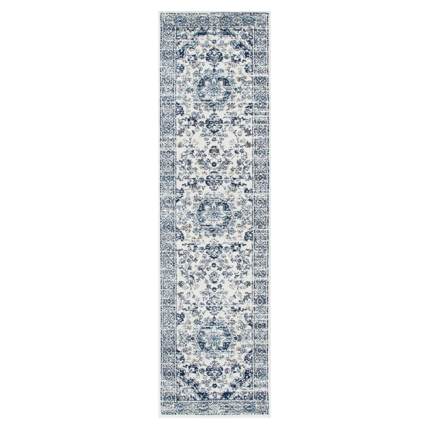 Provence Alpes Navy Multi Traditional Rug - PROV22