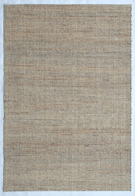 Eco Wool Tuana Green Wool & Jute Rug