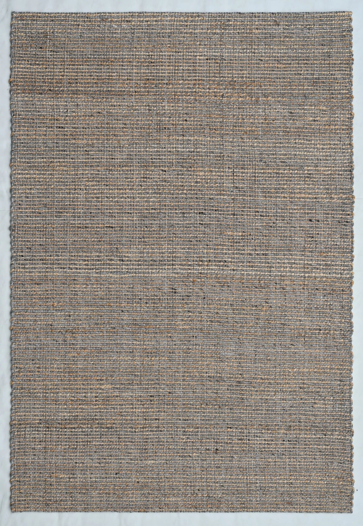 Eco Wool Tuana Grey Wool & Jute Rug