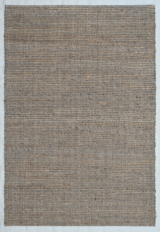 Eco Wool Tuana Grey Wool & Jute Rug