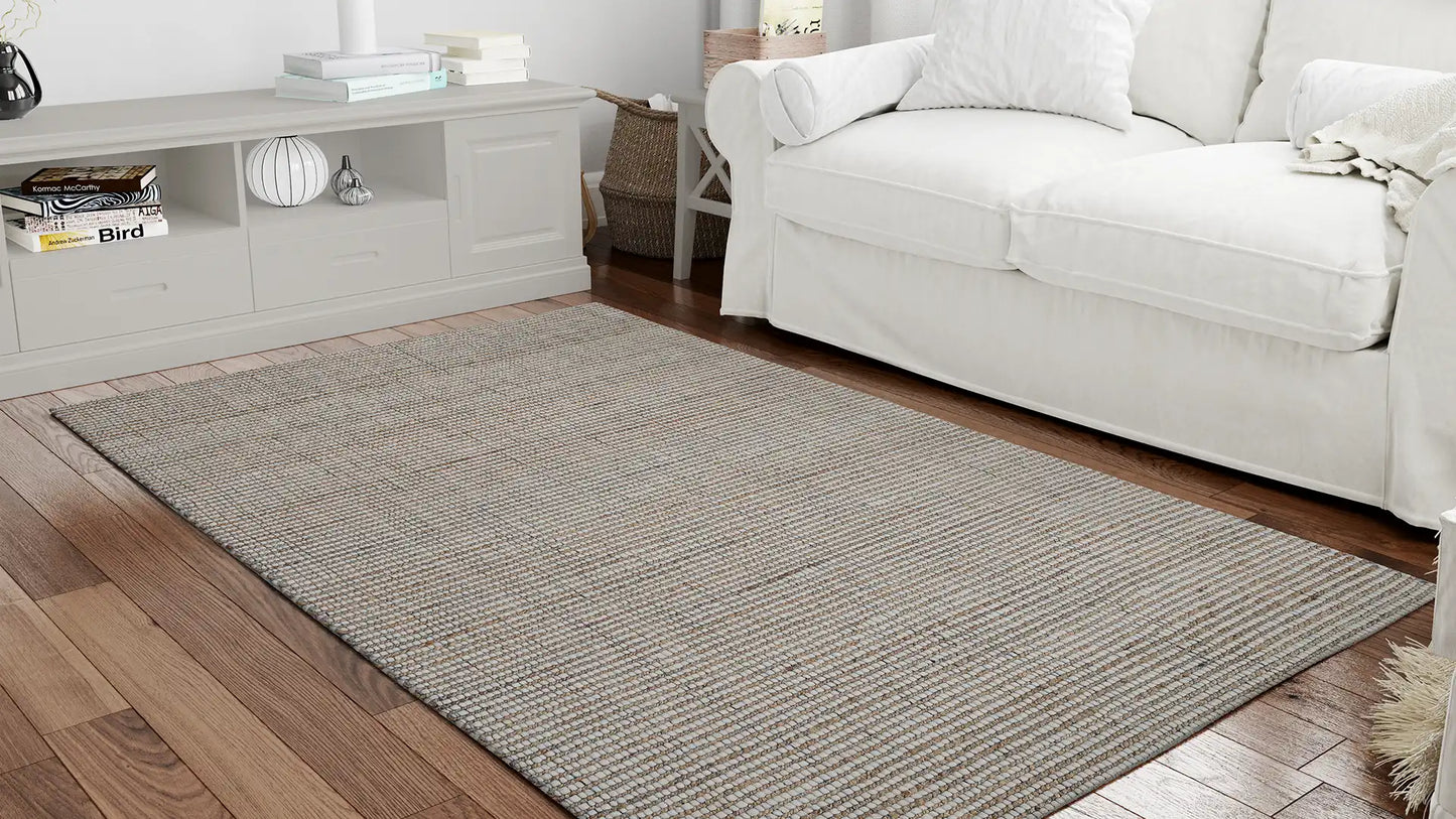 Eco Wool Tuana Ivory Wool & Jute Rug