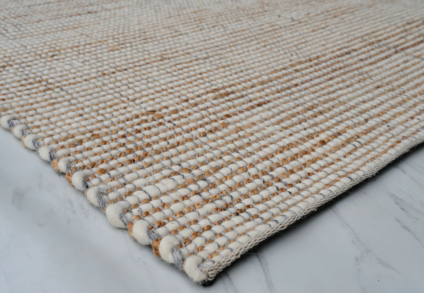 Eco Wool Tuana Ivory Wool & Jute Rug