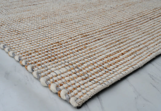 Eco Wool Tuana Ivory Wool & Jute Rug
