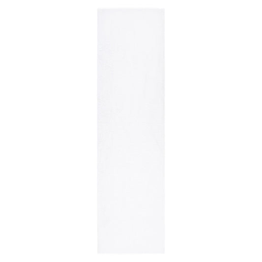 Lyla Machine Washable Shaggy White Runner